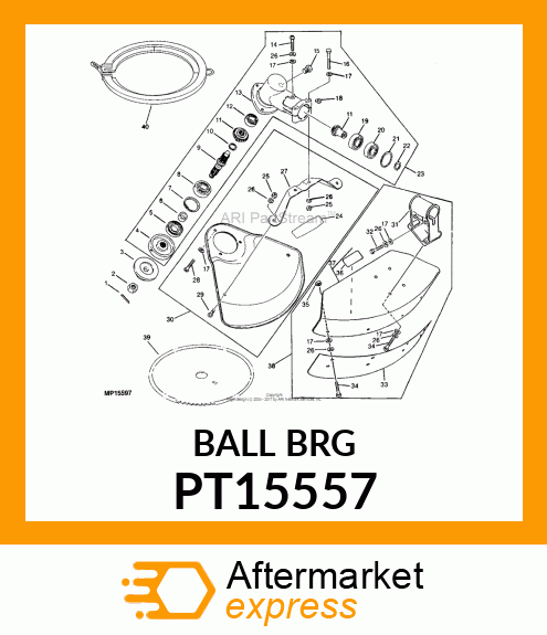 Ball Bearing - BEARING, BALL 6001 PT15557