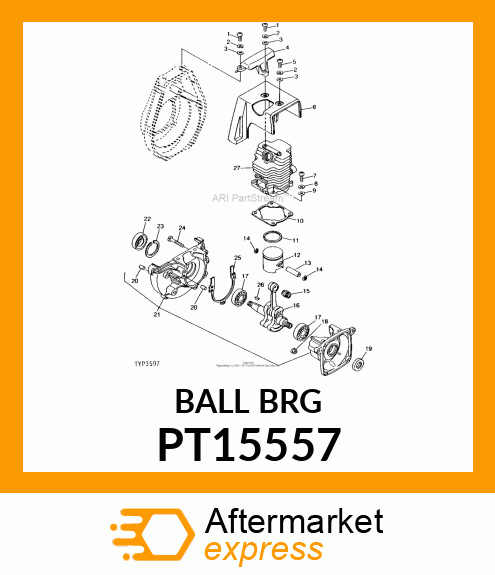 Ball Bearing - BEARING, BALL 6001 PT15557