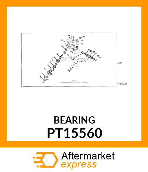 Ball Bearing - BEARING, BALL 6900 PT15560