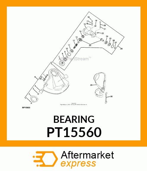 Ball Bearing - BEARING, BALL 6900 PT15560