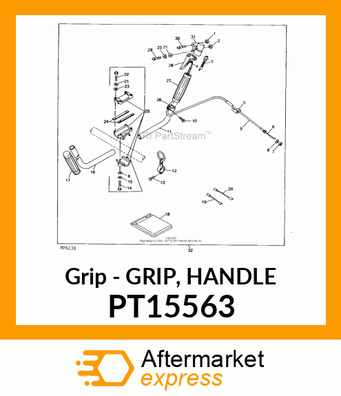 Grip - GRIP, HANDLE PT15563