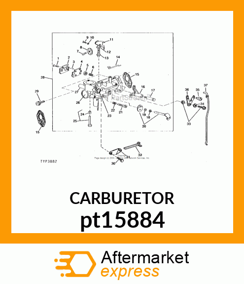 CARBURETOR pt15884