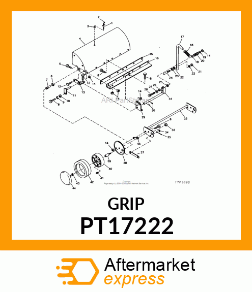 Grip - GRIP, HANDLE, HEIGHT ADJ. PT17222