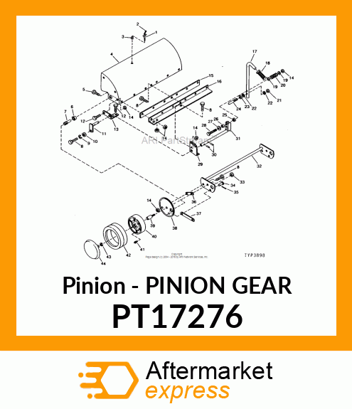 Pinion - PINION GEAR PT17276