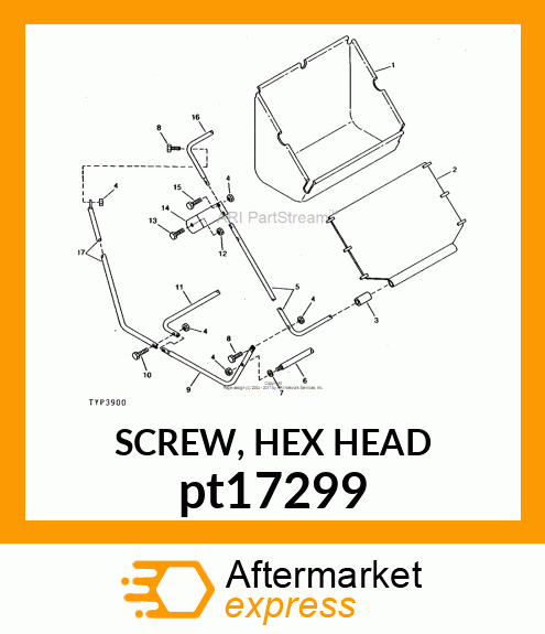 SCREW, HEX HEAD pt17299