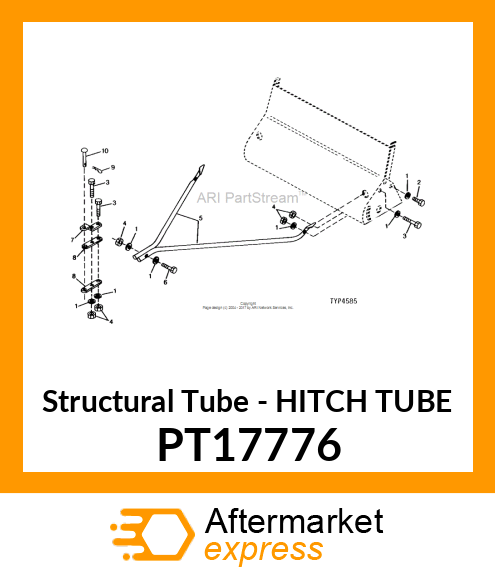 Structural Tube - HITCH TUBE PT17776