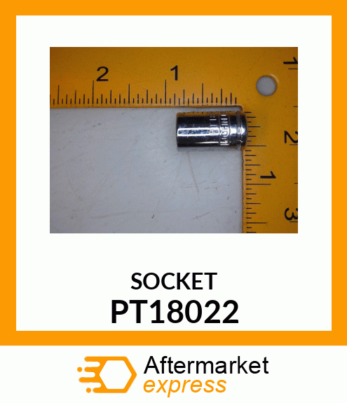 SOCKET, 9MM 6 PT. STD., 1/4" DR. PT18022