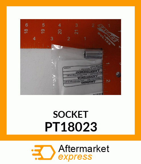 SOCKET, 10MM 6 PT. STD., 1/4" DR. PT18023