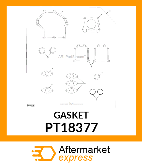 GASKET, CARBURETOR PT18377