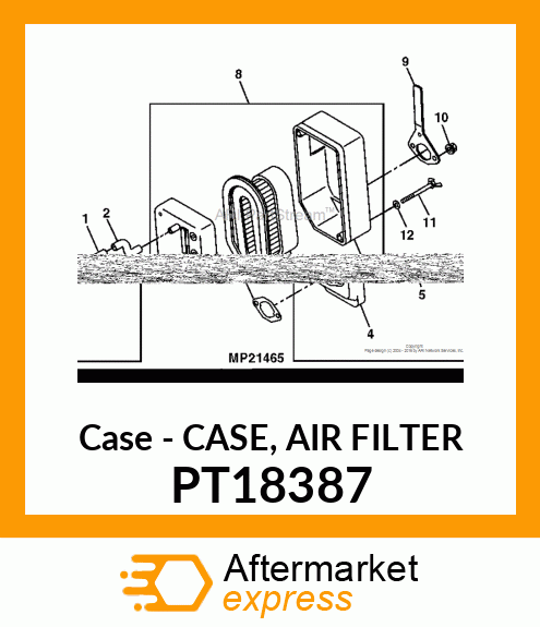 Case Air Filter PT18387