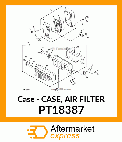 Case Air Filter PT18387