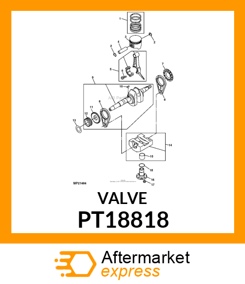 PIN, PISTON PT18818