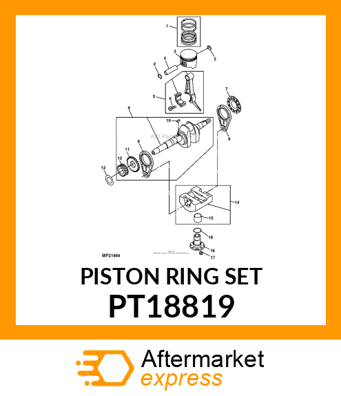 PISTON RING SET PT18819