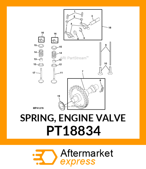 SPRING, ENGINE VALVE PT18834