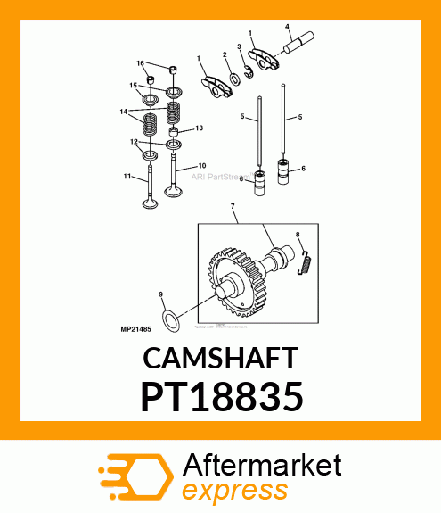 Camshaft PT18835