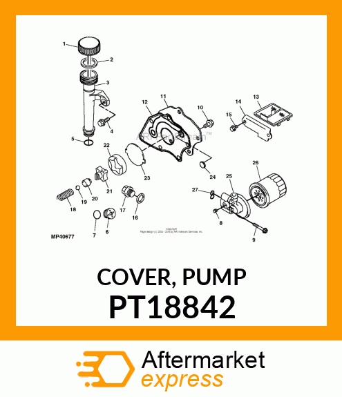 COVER, PUMP PT18842