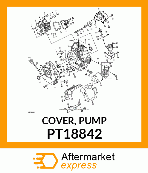 COVER, PUMP PT18842