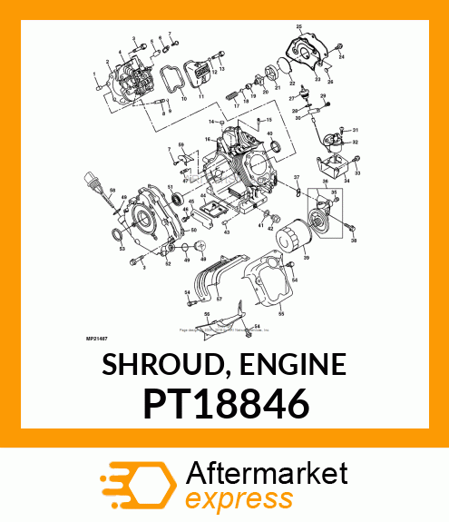 SHROUD, ENGINE PT18846