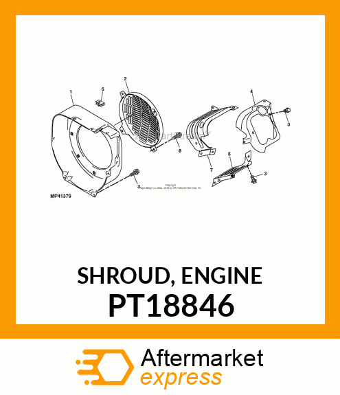 SHROUD, ENGINE PT18846