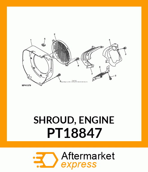 SHROUD, ENGINE PT18847