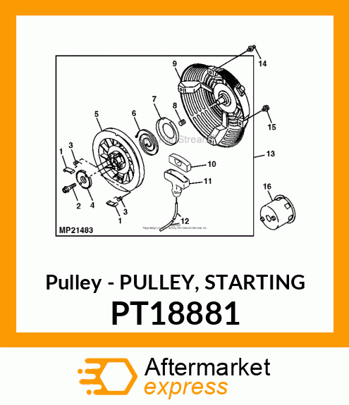 Pulley PT18881