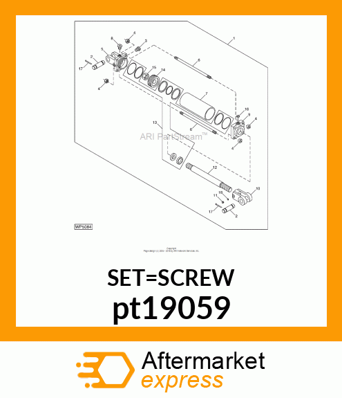 SCREW, SET, HEX SOCKET HEAD pt19059