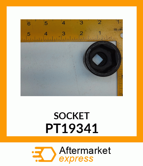 1" 6PT. IMPACT SOCKET, 1/2" DR. PT19341