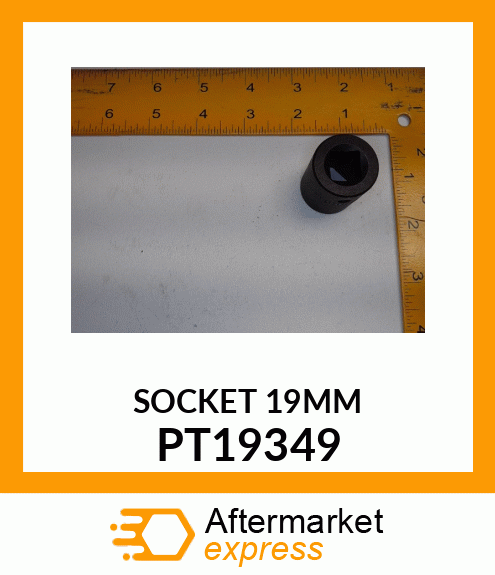 19MM 6PT. IMPACT SOCKET,1/2" DR. PT19349