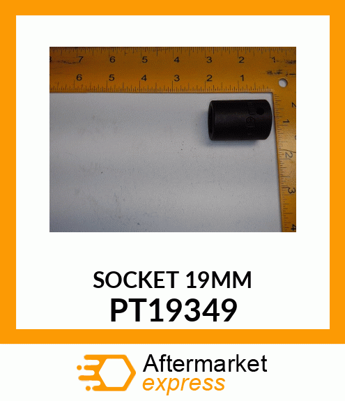 19MM 6PT. IMPACT SOCKET,1/2" DR. PT19349