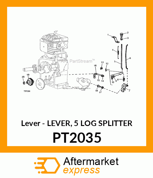 Lever - LEVER, 5 LOG SPLITTER PT2035