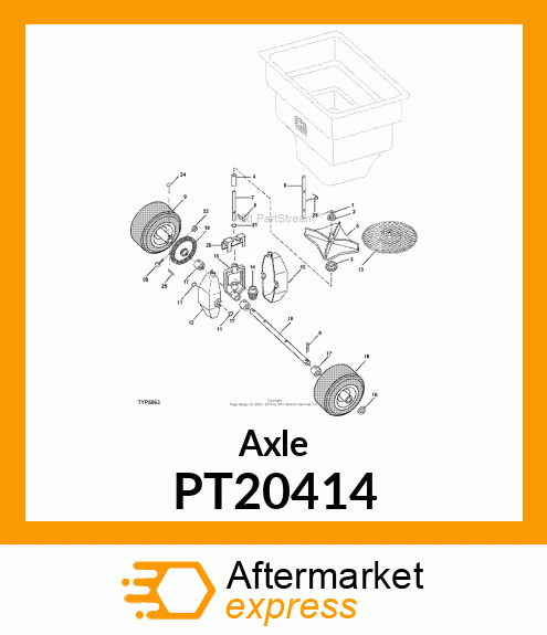 Axle PT20414