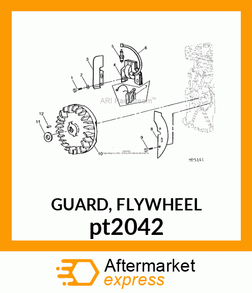 GUARD, FLYWHEEL pt2042