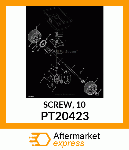 SCREW, 10 PT20423