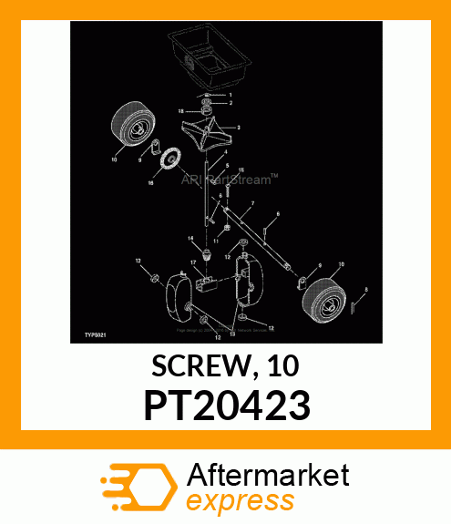 SCREW, 10 PT20423