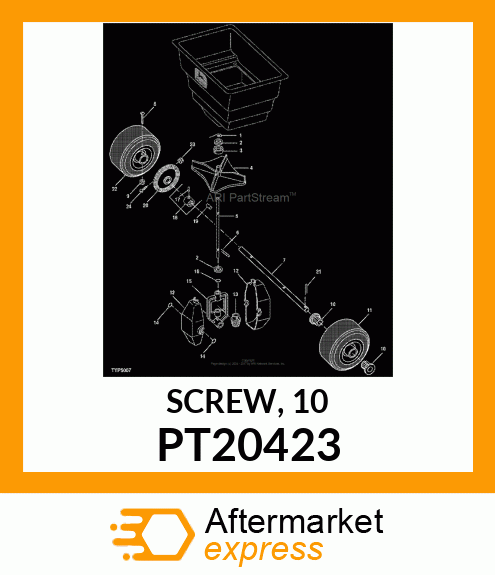 SCREW, 10 PT20423