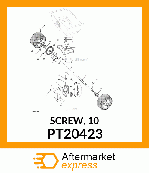 SCREW, 10 PT20423