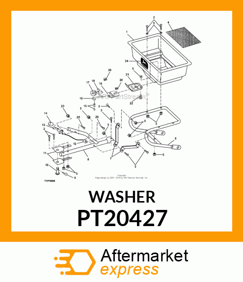 PLASTIC WASHER PT20427