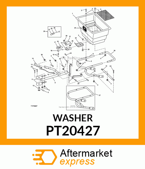 PLASTIC WASHER PT20427