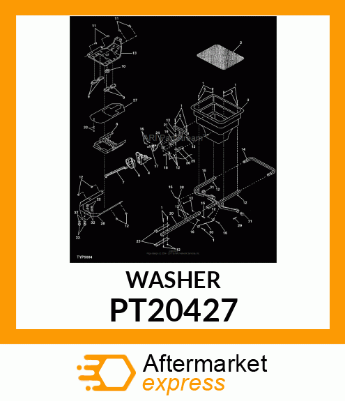 PLASTIC WASHER PT20427