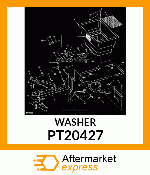 PLASTIC WASHER PT20427