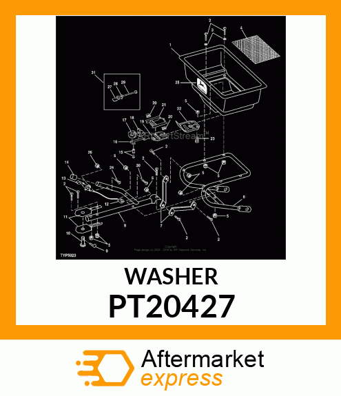 PLASTIC WASHER PT20427