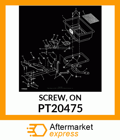 SCREW, ON PT20475