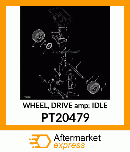 WHEEL, DRIVE amp; IDLE PT20479