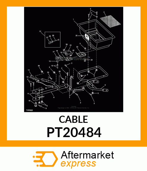 CONTROL CABLE PT20484