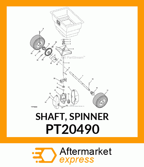 SHAFT, SPINNER PT20490