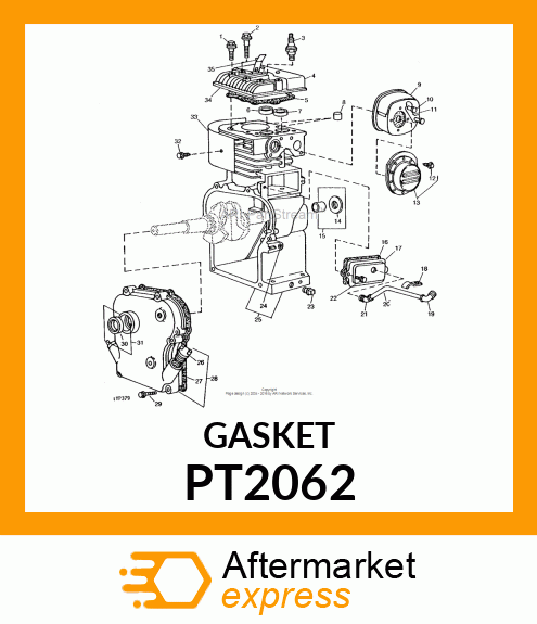 Gasket - GASKET, 0.009" THICK 5 LOG SPLITTER PT2062