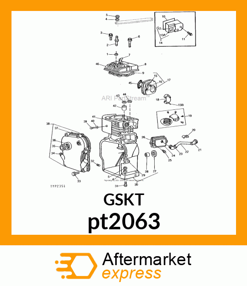 GASKET, CYLINDER HEAD pt2063