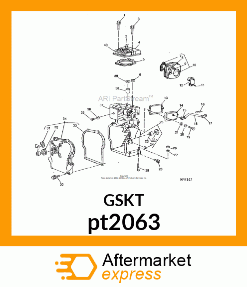 GASKET, CYLINDER HEAD pt2063