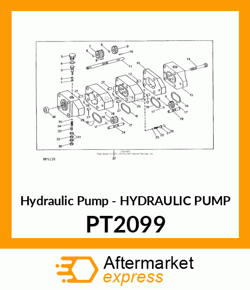 Hydraulic Pump - HYDRAULIC PUMP PT2099