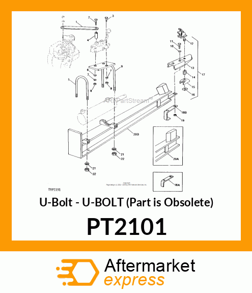 U-Bolt - U-BOLT (Part is Obsolete) PT2101